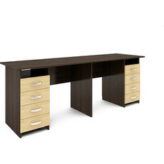 Стол письменный Мастер Тандем-3 венге-дуб молочный