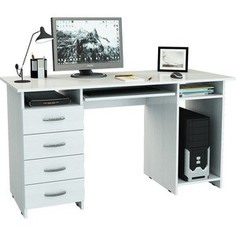 Стол письменный Мастер Милан-6П белый