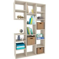 Стеллаж Мастер Рикс-1 (дуб молочный) МСТ-ССР-01-ДМ-16