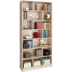 Стеллаж Мастер Либерти-3 (дуб молочный) МСТ-СТЛ-03-ДМ-16