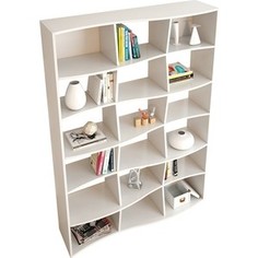 Стеллаж Мастер Вэйв-2 (белый ) МСТ-СТВ-02-БТ-16