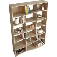 Стеллаж Мастер Вэйв-2 (дуб сонома) МСТ-СТВ-02-ДС-16