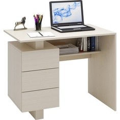 Стол письменный Мастер Ренцо-1 (дуб молочный) МСТ-СРЕ-01-ДМ-16