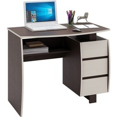 Стол письменный Мастер Экстер-5 (венге/дуб молочный) МСТ-СТЭ-05-ВМ-ДМ-16