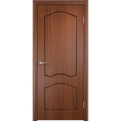 Дверь VERDA Лидия глухая 1900х600 ПВХ Итальянский орех