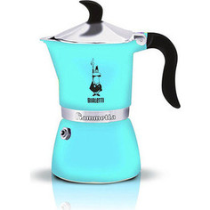 Гейзерная кофеварка Bialetti Fiametta, 4632, 3 п., голубой