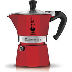 Гейзерная кофеварка Bialetti Moka Express Rossa, 4943, 6 п