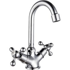 Смеситель для раковины GROSS AQUA Yota c поворотным изливом 130 мм (6088039С - В06)
