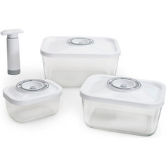 Контейнеры для вакуумного упаковщика STATUS VAC-Glass-Set White