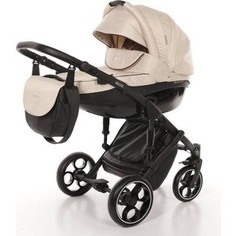 Коляска 2 в 1 Mr Sandman Mod 50 % Эко кожа Бежевый (KMSM50-079619)
