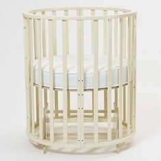 Кроватка Mr Sandman Кровать Round Универсальная с маятником (12 в 1) Бежевый (KMSR12-0860MSR12-09)