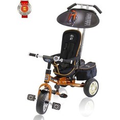 Велосипед трехколесный Lexus Trike original RT NEXT Deluxe высокая спинка bronza