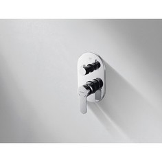 Смеситель встраиваемый для ванны Bravat New Moon на 2 потребителя (P69191C-2-RUS) без механизма