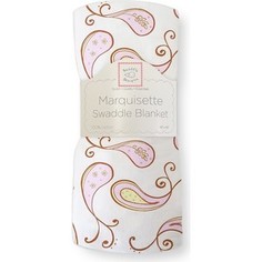 Пеленка детская тонкая SwaddleDesigns Маркизет Pink Paisley (SD-122PP)