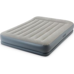 Надувная кровать Intex Mid-Rice Airbed 152х203х30 см встроенный насос 220V 64118