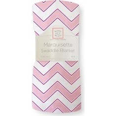 Пеленка детская тонкая SwaddleDesigns Маркизет Pink Chevron Chevron (SD-450P)