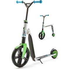 Самокат-беговел Scoot&Ride трансформер Highway Gangster 2 в 1 (бело-зелено-синий) 1625528