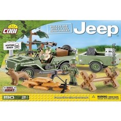 Конструктор COBI Jeep Willys MB with 14 Ton Cargo Trailer