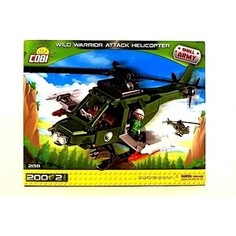 Конструктор COBI Пластиковый Вертолет Wild warrior attack helicopter - COBI-2158
