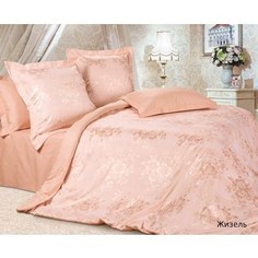 Комплект постельного белья Ecotex Семейный, сатин-жаккард, Жизель(КЭДЖизель )