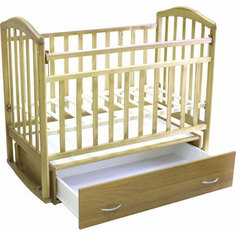 Кроватка Антел Алита-4 маятник/качалка/ящик бук