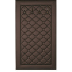 Вешалка в прихожую Мебелик Оливия Н2 эко-кожа коричневый