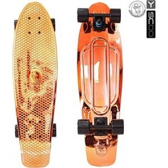 RT 402H-O Скейтборд Big Fishskateboard metallic 27 винил 68,6х19 с сумкой ORANGE/black