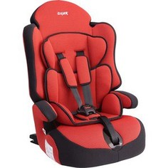 Автокресло Siger Прайм ISOFIX красный, 1-12 лет, 9-36 кг, группа 1/2/3