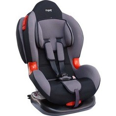 Автокресло Siger Кокон ISOFIX серый, 1-7 лет, 9-25 кг, группа 1/2