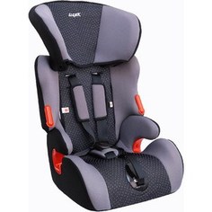 Автокресло Siger Космо серый, 1-12 лет, 9-36 кг, группа 1/2/3