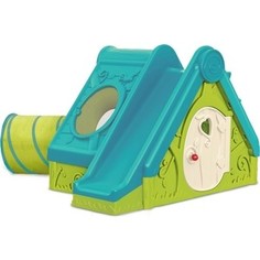 Игровой домик Keter Фунтик с горкой бирюзово-зеленый (17192000)