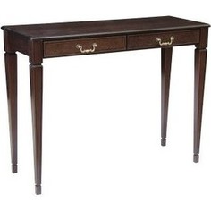 Консоль Мебелик Васко В 91Н темно-коричневый/патина