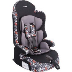 Автокресло Siger ART Прайм ISOFIX алфавит, 1-12 лет, 9-36 кг, группа 1/2/3