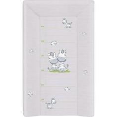 Матраc пеленальный Ceba Baby 80 см с изголовьем на кровать 125*65 см Zebra grey W-211-002-260