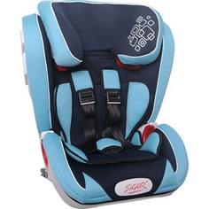 Автокресло Siger Индиго ISOFIX синий, 1-12 лет, 9-36 кг, группа 1/2/3