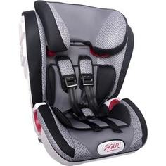Автокресло Siger ART Индиго ISOFIX серый лабиринт, 1-12 лет, 9-36 кг, группа 1/2/3