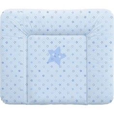 Матраc пеленальный Ceba Baby 70*85 см мягкий на комод Stars blue W-134-066-160