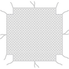 Матрас Combelle Комфорт для манежа Gaby квадратный, Серый 3474