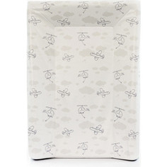 Матрас пеленальный Ceba Baby 70 см с изголовьем на кровать 120*60 см Grey Planes W-201-093-261