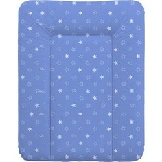 Матрас пеленальный Ceba Baby 70*50 см мягкий на комод Stars dark blue W-143-066-162