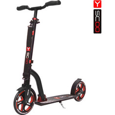 Самокат 2-х колесный Y-Scoo RT 215 Monterey с 2 амортизаторами red/black
