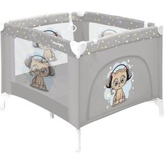 Манеж Lorelli Play station Серый / Grey Cute Kitten 1805