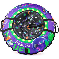 Cosmic Zoo Надувные санки-ватрушка UFO Фиолетовый (волк) (472063/цв 472067)