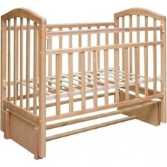 Кроватка Антел Алита-5 продольный маятник/автостенка бук