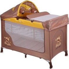 Манеж Lorelli San Remo 2 Plus Бежево-желтый / Beige&Yellow Happy Family 1803