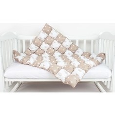 Одеяло AmaroBaby Бонбон Royal Care КОРИЧНЕВЫЙ (100% хлопок, наполнитель файбер 100% пэ и синтепон 100% пэ, размер 90-120)