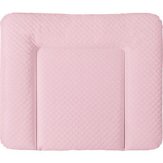 Матрац пеленальный Ceba Baby 70*85 см мягкий на комод CARO pink W-134-079-137