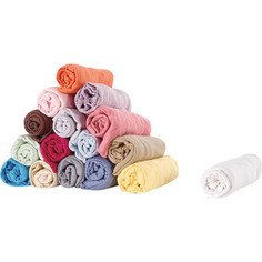 Наматрасник Candide хлопок, yellow cotton fitted sheet 60x120 cm, желтая 690391