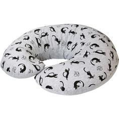 Подушка для кормления Ceba Baby Physio Mini Grey Cats трикотаж W-702-700-513