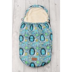 Конверт меховой AmaroBaby little traveler 105х45 ежики (amaro-60lt-ez)